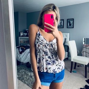 floral tank top